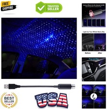 USB Projector Night Light, Portable Adjustable Star Roof Light Car Interior L...