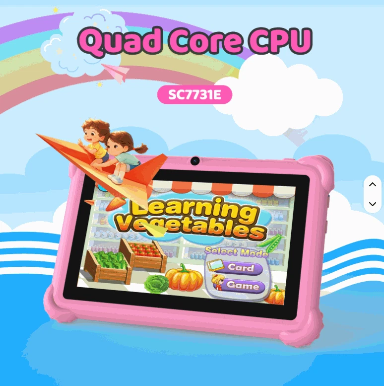 7" Kids Tablet, 4GB RAM, 32GB Storage, IPS Display, Educational Perfect Gift - Image 3 of 4