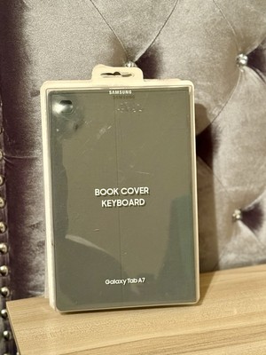 Samsung Galaxy Tab A7 Book Cover Keyboard, Gray EF-DT500UJEGUJ Sealed