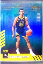 2022-23 Hoops Patrick Baldwin Jr. #28 Warriors Arriving Now Holo