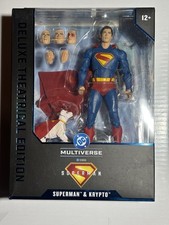 McFarlane DC Multiverse SUPERMAN & KRYPTO Deluxe Theatrical Edition 2025 Dmgd