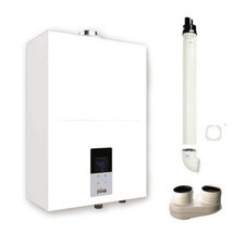 Ferroli kona scaldabagno a gas 15l camera stagna (esterno/interno) a gpl