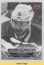 2024-25 Cubierta Superior Serie 1 UD Lona Blanco y Negro Tyler Seguin #C-17 LEER 1g8w