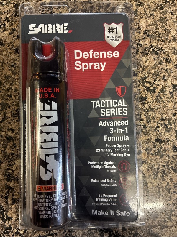 Sabre 3 In 1 Magnum Defense Spray - 4.4oz