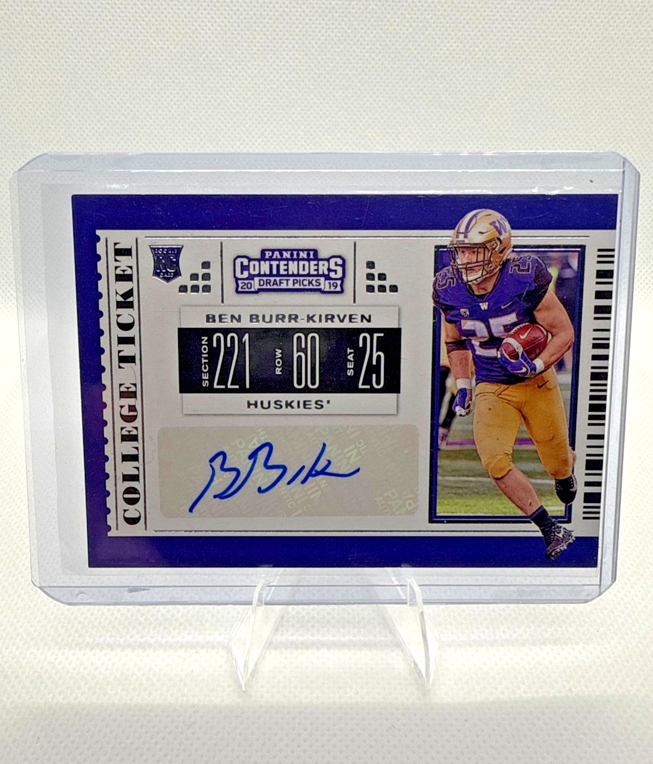 Ben Burr-Kirven Panini Contenders Draft Picks #190 College Ticket Autograph