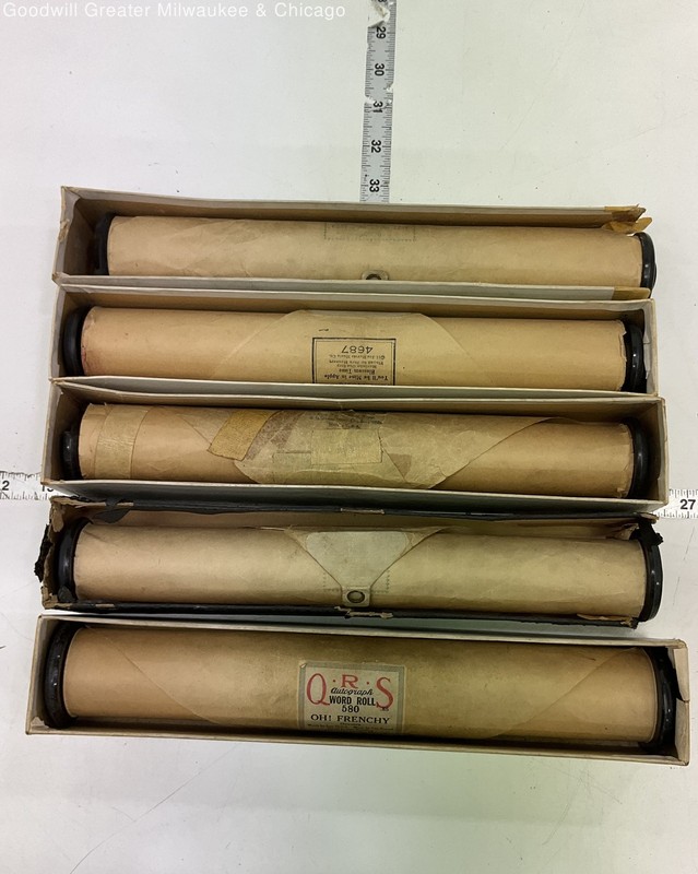 Lot of 5 Organ Sheet Music Scrolls