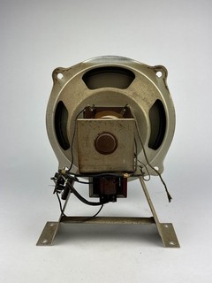 großer Telefunken Field Coil Lautsprecher aus Röhrenradio Speaker Sammler