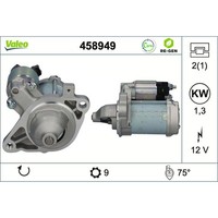Anlasser Starter 12 V 1,3 Kw 9 ZäHne Valeo FüR U.A. Toyota Yaris