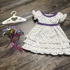 RARE  American Girl AG Kirsten Midsummer Outfit And Flowers, Retired
