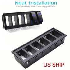 1 2 3 4 5 6 7 8 Gang Rocker Switch Panel Frame Holder Car Boat Carling Switch