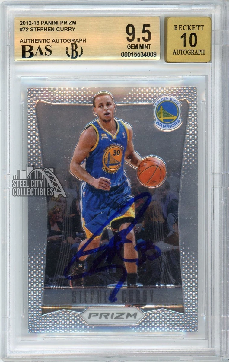 Panini Stephen Curry Basketball Original Autographed Sports