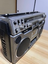 AIWA CS-80 Vintage Boombox Silver Tape Deck Not Working Parts/Repair