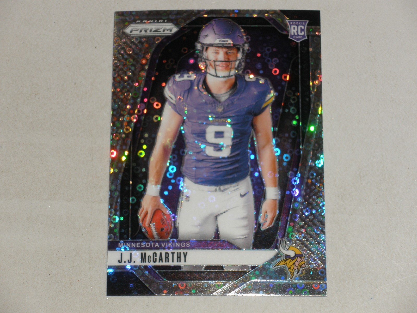 2024 Panini Prizm Variation No Huddle Silver Prizm #13 JJ McCarthy Rookie RC