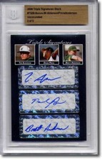 Tim Alderson * DAVID PRICE * Brett ANDERSON * Rookie Autograph BGS Auto RC #/5