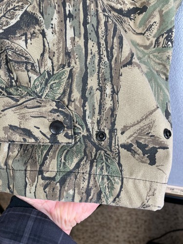 Vintage Gander Mountain Hunting Pants 32x32 Real Tree Camo Made in USA Rainwear - Picture 3 of 10