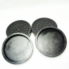 ROUND RUBBER ARM PADS FOR ALM LIFT- SET OF 4 -FITS 2 POST LIFTS SLIP ON STYLE