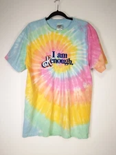 Shaka Wear Size Medium M Tie Dye I Am Kenough Embroidered T-Shirt