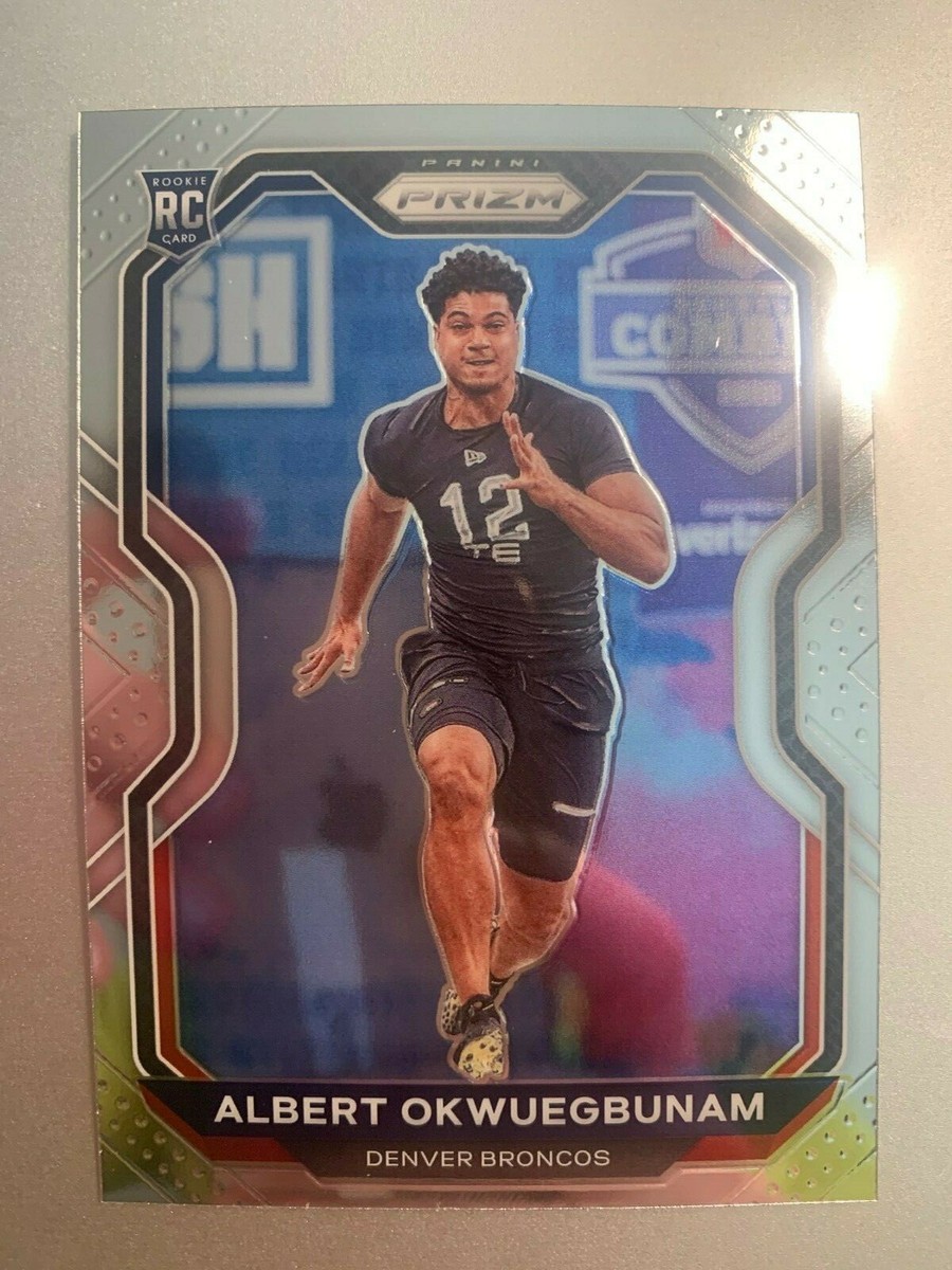 2020 Panini Prizm Albert Okwuegbunam ( Denver Broncos ) Rookie RC