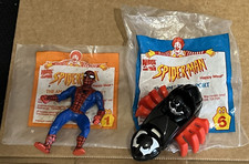 1994 MARVEL SPIDER-MAN MCDONALDS HAPPY MEAL TOY LOT SPIDER-MAN  VENOM TRANSPORT