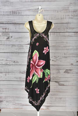 Hot Product A- Line Black Floral Knit Dress With Lace Detailing Size S/M | eBay Hot Product A- Line Black Floral Knit Dress With Lace Detailing Size S/M | eBay