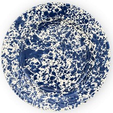 Crow Canyon Enamelware, Marble Style, 10" Dinner Plate, 7 Colors Available