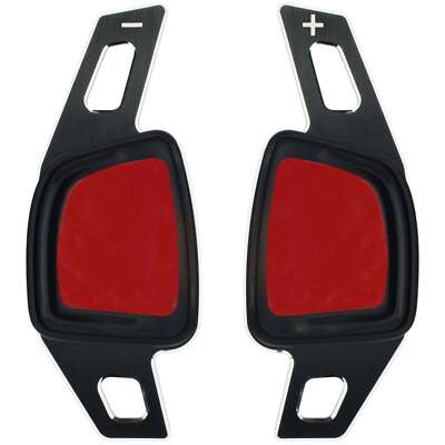 Schaltwippen Alu Schwarz passend für Audi A1,3,4,5,6,7,8 S3,4,5,6,7,8 RS7 E-Tron
