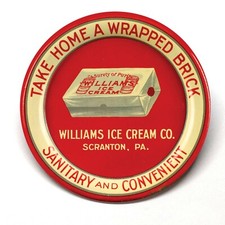 Williams Ice Cream Scranton PA Advertising Pocket Mirror