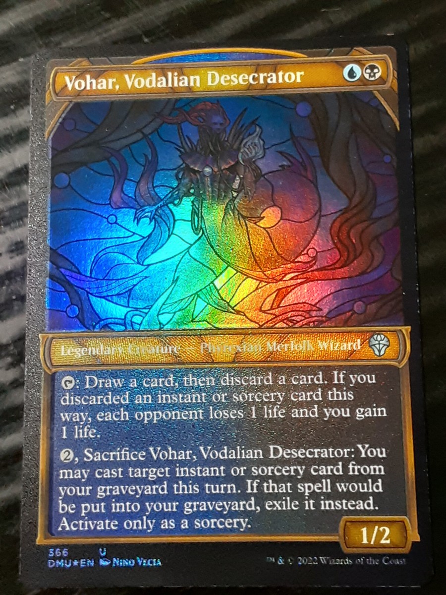 Vohar Vodalian Desecrator Textured FOIL ,Dominaria United ,NM, MTG