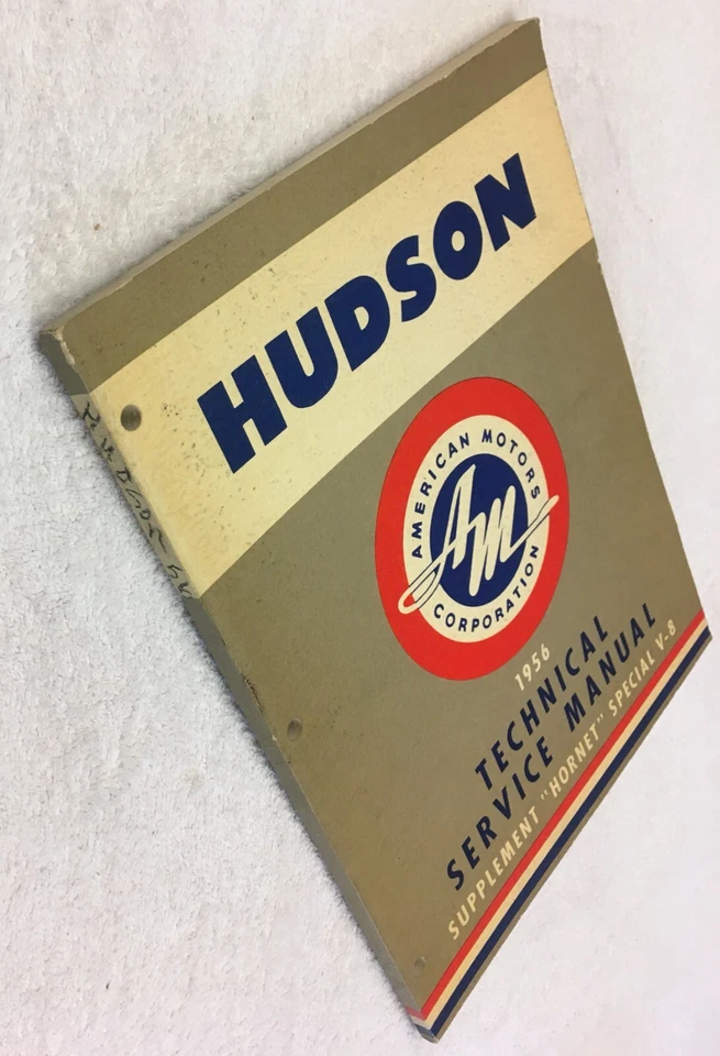 1956 Hudson Hornet Special V-8 technical service manual supplement nice original - Image 2 of 4