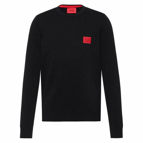 Hugo Men's San Cassius Sweater - Black - Crew Neck