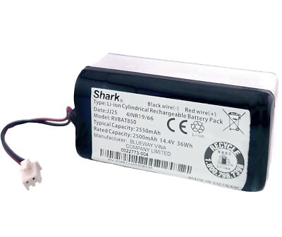 Li-ion Battery Replacement for Shark RV1001AE RV1001 UR1005AE RV1101ARUS Vacuum
