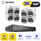 ANNKE 8CH DVR 5MP Audio Security Camera System H.265+ Outdoor Color Night Vision