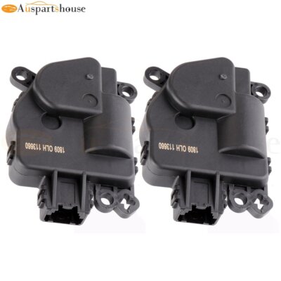 Pair HVAC Heater Air Vent Door Actuator For Ford Fiesta 2011-2017 