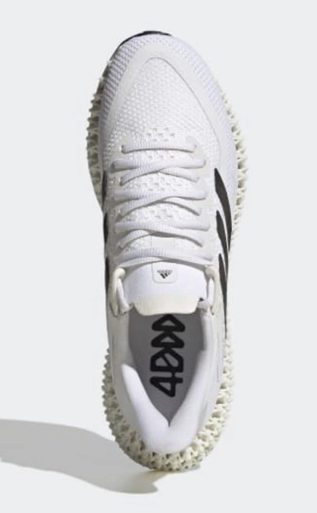 Adidas Running Shoes Off White Black 4D FWD GX9247 Mens 9.5 New 