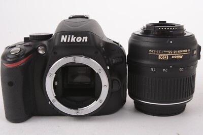 Nikon D5100 16.2MP DSLR Camera w/18-55mm Lens Shutter Count 1,600