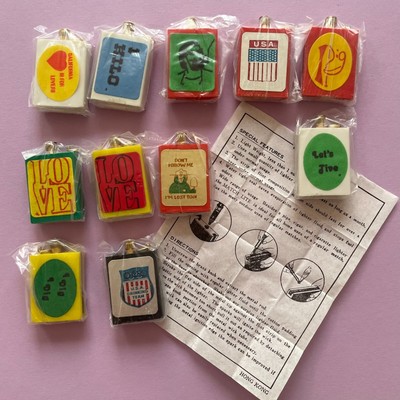 Vtg Match Lite Permanent Match Lighter - New Old Stock YOU PICK DESIGN