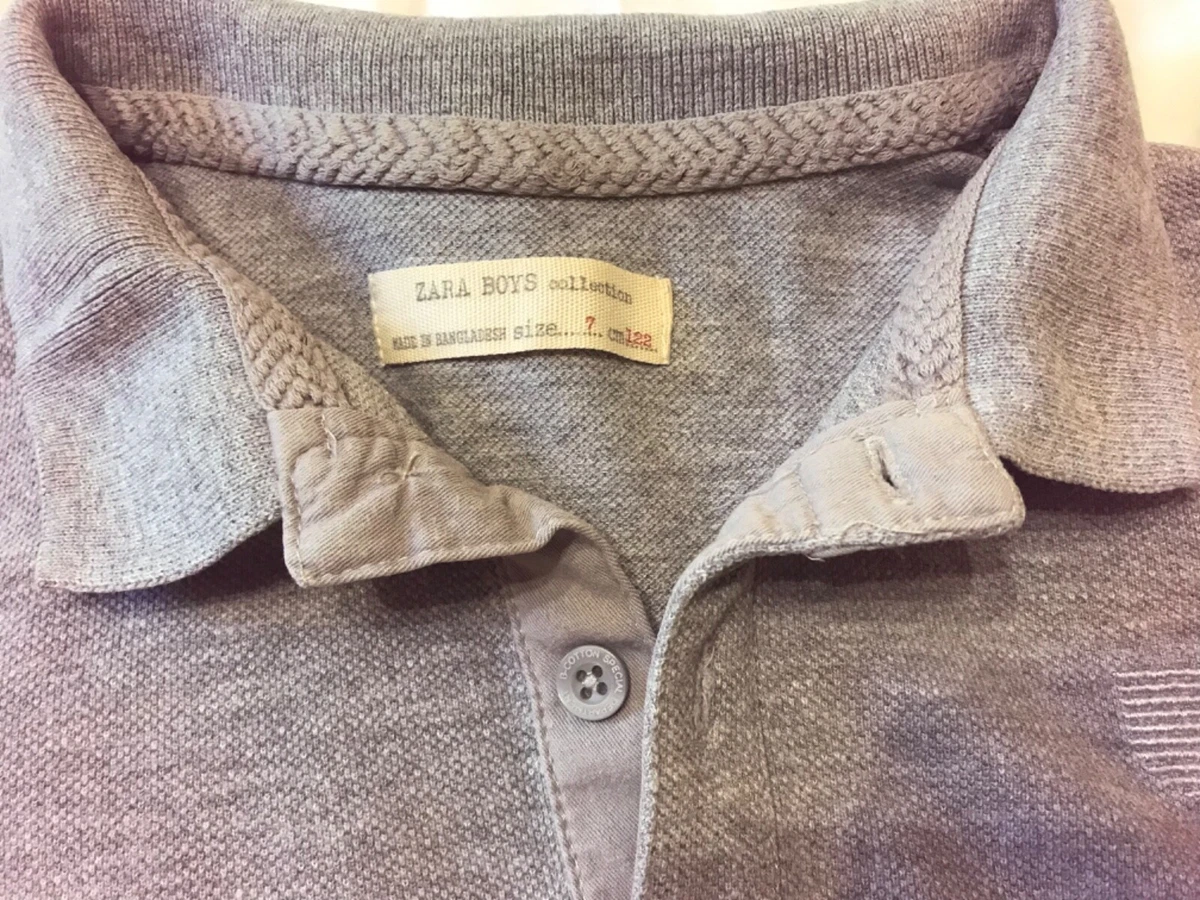 Polo manica shop lunga bambino zara