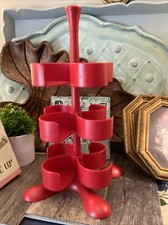 Skip Hop Chow Revolving Baby Food Jars Organizer Red Spins