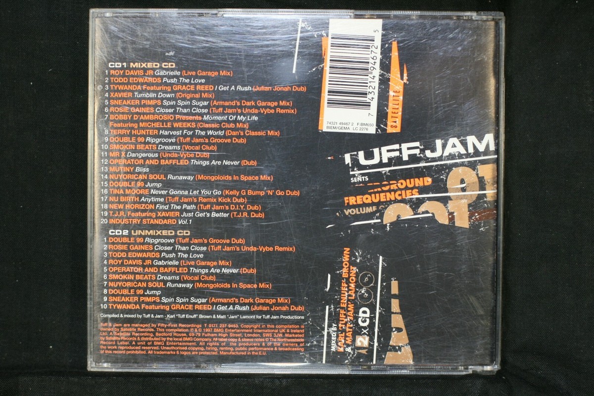 Tuff Jam ‎– Underground Frequencies Volume 1 - CD (C1146) | eBay