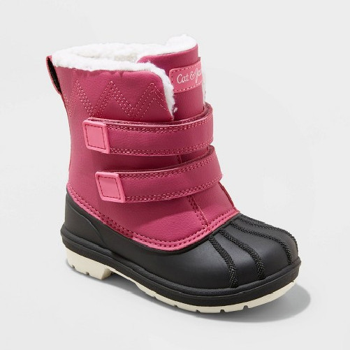Toddler Journey Waterproof Winter Boots - Cat & Jack Pink Size 6 (B-553)