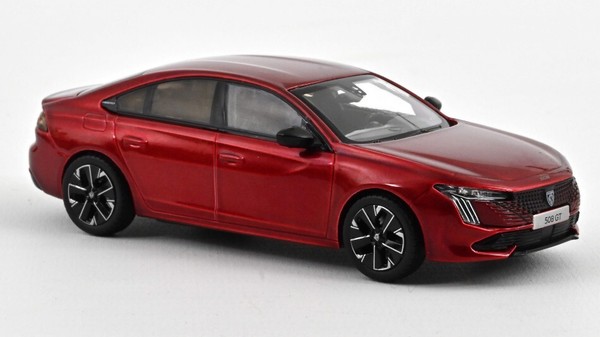 Peugeot 508 Gt Hybrid 2023 Elixir Red 1:43 Modell 475831 Norev-image