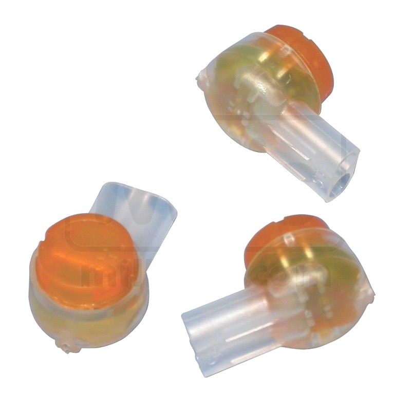 500 PACK GENUINE FUSION TELEPHONE CRIMPS 2 WIRE 8A JELLY CONNECTORS BT