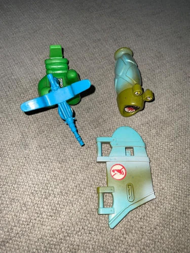 TMNT Copter Replacement Parts 1990 Playmates Teenage Mutant Ninja Turtles Vtg