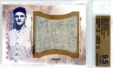 2009 SPORTKINGS BOX TOPPER 1/1 ROGER MARIS TRAING-WORN TRUNKS BGS GEM MINT 9.5