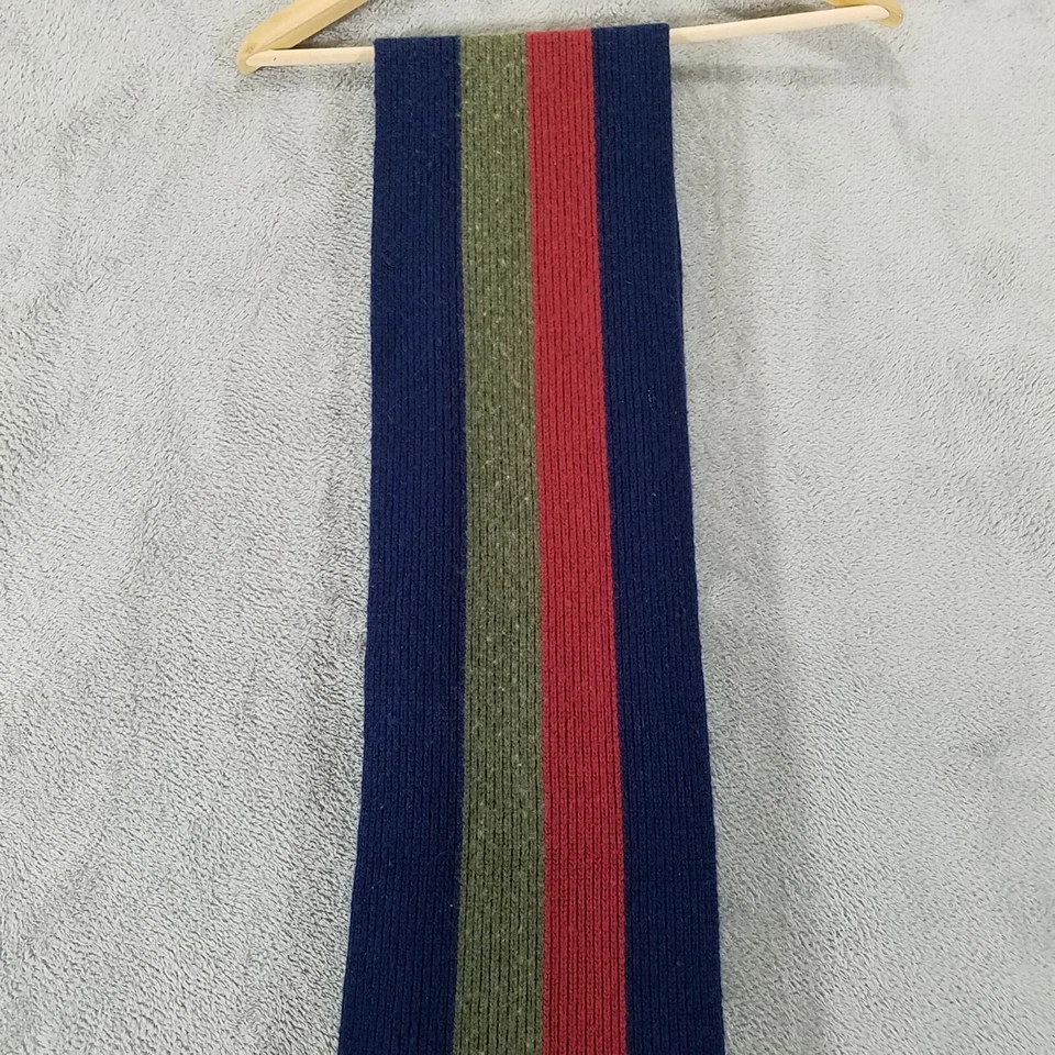 Bufanda True Religion Unisex Multicolor Rayas Malibú Flecos Mezcla Cachemira Foto 4 de 4