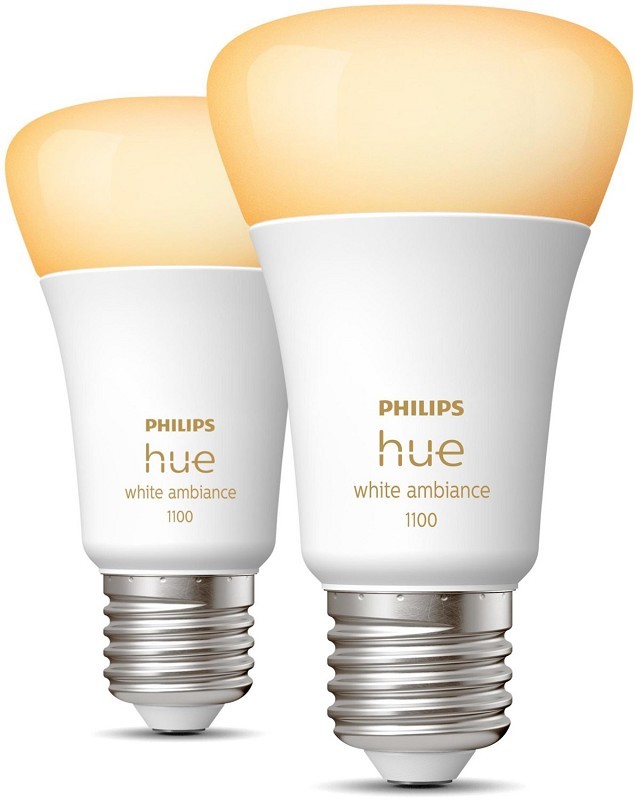 hue LED-Lampe Wh. Amb. 8W A60 E27 2er Pack Thumbnail 5