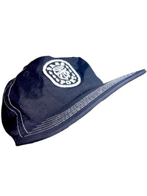 Pass Port Fountain RPET Hat Black Recycled Polyester Embroidered Strapback