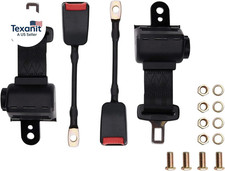 Retractable Golf Cart Seat Belts Kit for EZGO, Yamaha, Club Car, UTV - Replaceme