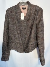 Ann Taylor Blazer Size 12 New W/ Tags 169 Zip Up Casual Work Dress Preppy