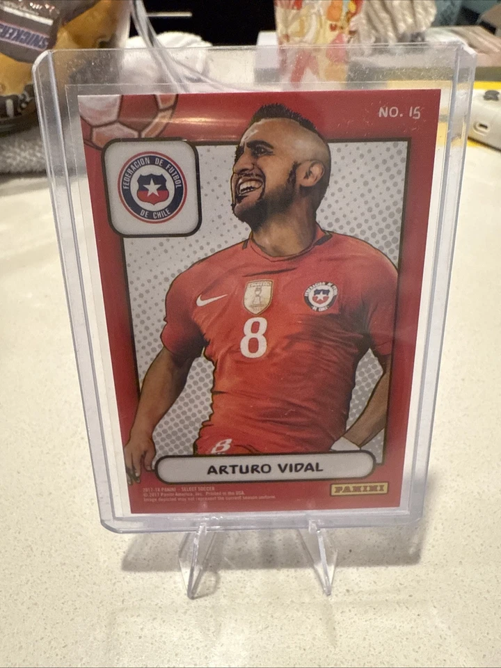 Arturo Vidal 2017-18 Panini Select Soccer #15 Kaboom! Case Hit SSP - Image 2 of 2